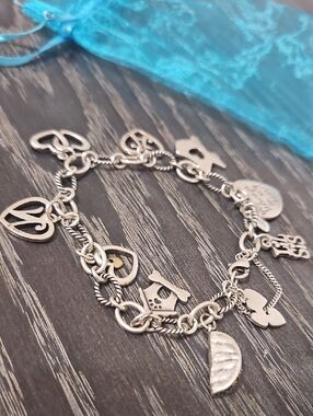 James Avery 925 Charm Bracelet